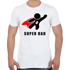 PRINTFASHION APÁKNAPJÁRA3 - Férfi póló - Fehér