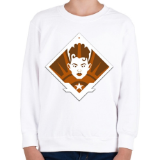 PRINTFASHION Apex Legends Bangalore Jelvény (Badge) - Gyerek pulóver - Fehér
