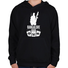 PRINTFASHION Apex Legends - Bangalore Main - Gyerek kapucnis pulóver - Fekete gyerek pulóver, kardigán