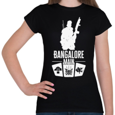 PRINTFASHION Apex Legends - Bangalore Main - Női póló - Fekete női póló