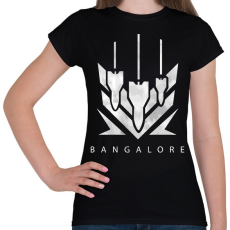 PRINTFASHION Apex Legends - Bangalore - Női póló - Fekete