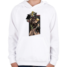 PRINTFASHION Apex Legends Bloodhound - Gyerek kapucnis pulóver - Fehér