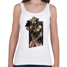 PRINTFASHION Apex Legends Bloodhound - Női atléta - Fehér női trikó