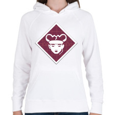 PRINTFASHION Apex Legends Lifeline Jelvény (Badge) - Női kapucnis pulóver - Fehér női pulóver, kardigán