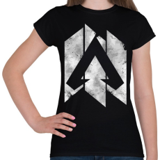 PRINTFASHION Apex Legends - Logó - Női póló - Fekete