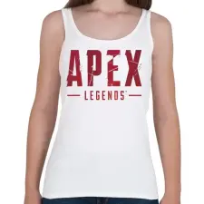 PRINTFASHION Apex Legends - Női atléta - Fehér női trikó