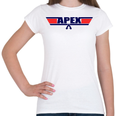 PRINTFASHION Apex Legends - TopGun logó - Női póló - Fehér