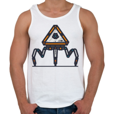 PRINTFASHION Apex LOOT - Férfi atléta - Fehér