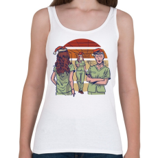 PRINTFASHION Ápoló Karácsony - Női atléta - Fehér