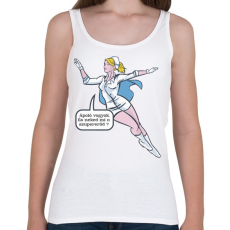 PRINTFASHION Ápoló vagyok, ez a szupererőm ! - Női atléta - Fehér