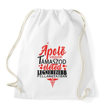 PRINTFASHION Ápoló vagyok! - Sportzsák, Tornazsák - Fehér tornazsák