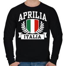 PRINTFASHION Aprila Italia  - Férfi pulóver - Fekete férfi pulóver, kardigán