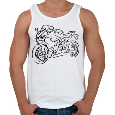 PRINTFASHION Aprilia RS 660  - Férfi atléta - Fehér