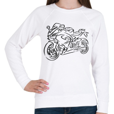 PRINTFASHION Aprilia RS 660  - Női pulóver - Fehér női pulóver, kardigán