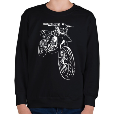 PRINTFASHION apriliasxf - Gyerek pulóver - Fekete gyerek pulóver, kardigán