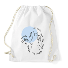 PRINTFASHION Április végén - Gárdonyi Géza - Sportzsák, Tornazsák - Fehér tornazsák