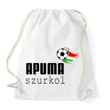 PRINTFASHION Apuma szurkol - Sportzsák, Tornazsák - Fehér tornazsák