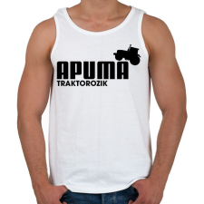 PRINTFASHION Apuma traktorozik - Férfi atléta - Fehér atléta, trikó