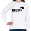 PRINTFASHION Apuma traktorozik - Női pulóver - Fehér