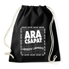 PRINTFASHION Ara csapat -Lánybúcsú - Sportzsák, Tornazsák - Fekete tornazsák