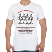 PRINTFASHION Aradi Vértanúk Minta I. - Férfi póló - Fehér férfi póló