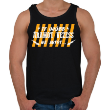 PRINTFASHION Áramot vezess - Férfi atléta - Fekete atléta, trikó