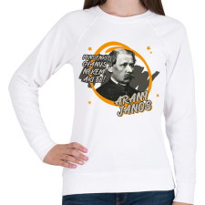 PRINTFASHION Arany János - Mindenki gyanús - Női pulóver - Fehér női pulóver, kardigán