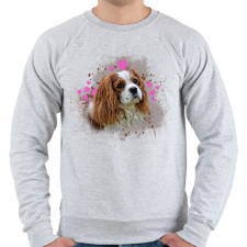 PRINTFASHION aranyos kutyus - Férfi pulóver - Sport szürke férfi pulóver, kardigán