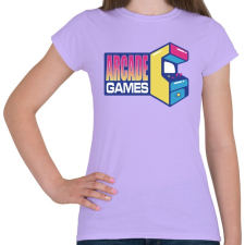 PRINTFASHION Arcade Games - Női póló - Viola női póló