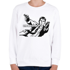 PRINTFASHION Archer - Gyerek pulóver - Fehér gyerek póló