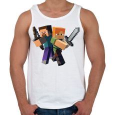 PRINTFASHION Archer Steve - Férfi atléta - Fehér