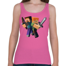 PRINTFASHION Archer Steve - Női atléta - Rózsaszín női trikó