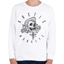 PRINTFASHION Arctic Monkeys - Gyerek pulóver - Fehér gyerek pulóver, kardigán