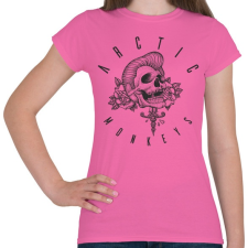PRINTFASHION Arctic Monkeys - Női póló - Rózsaszín női póló