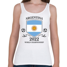 PRINTFASHION Argentina 2022 - Női atléta - Fehér