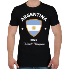 PRINTFASHION Argentina world champion 2 - Férfi póló - Fekete férfi póló