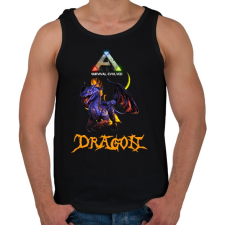 PRINTFASHION ark-dragon - Férfi atléta - Fekete atléta, trikó