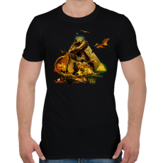 PRINTFASHION ark játék - Férfi póló - Fekete