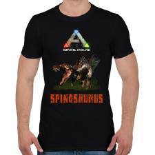 PRINTFASHION ark-spinosaurus - Férfi póló - Fekete férfi póló