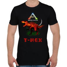 PRINTFASHION ARK-TREX - Férfi póló - Fekete