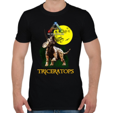 PRINTFASHION ARK TRICERATOPS - Férfi póló - Fekete férfi póló