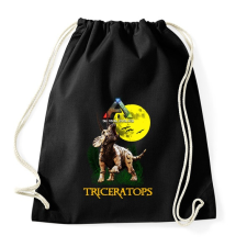 PRINTFASHION ARK TRICERATOPS - Sportzsák, Tornazsák - Fekete tornazsák