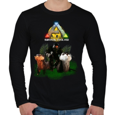 PRINTFASHION Ark- Vidrás - Férfi hosszú ujjú póló - Fekete férfi póló