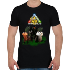 PRINTFASHION Ark- Vidrás - Férfi póló - Fekete férfi póló