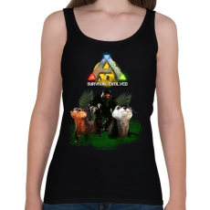 PRINTFASHION Ark- Vidrás - Női atléta - Fekete