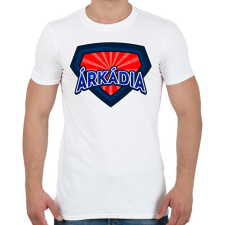 PRINTFASHION ÁRKÁDIA - Férfi póló - Fehér férfi póló