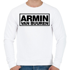 PRINTFASHION Armin Van Buuren - Férfi pulóver - Fehér férfi pulóver, kardigán