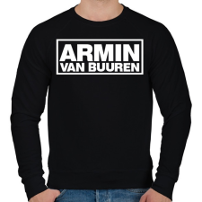 PRINTFASHION Armin Van Buuren - Férfi pulóver - Fekete férfi pulóver, kardigán