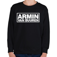 PRINTFASHION Armin Van Buuren - Gyerek pulóver - Fekete gyerek pulóver, kardigán