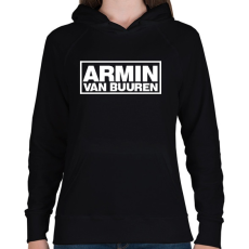 PRINTFASHION Armin Van Buuren - Női kapucnis pulóver - Fekete